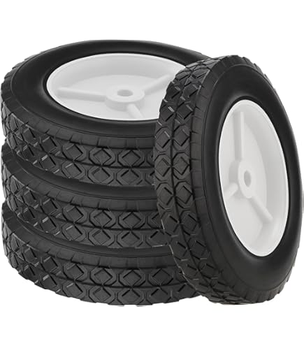 Roue De Tondeuse Universelle Power Care 8x1.75 – 490-322-H011, 2 Pièces, Caoutchouc