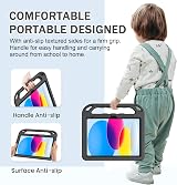 Surom Kids Case for iPad 11th/10th Gen A16 Built-in Screen Protector Shockproof view 5