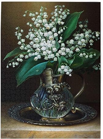 Amazon 500ピース ジグソーパズル ホタルブクロ 花柄 パズル 木製パズル 動物 風景 絵 ピクチュアパズル Puzzle 52 2x38 5cm ジグソーパズル おもちゃ