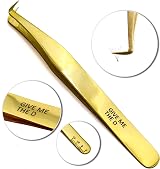 LLBA Lash Tweezers Professional Volume False Lash Application Tool Gold view 2