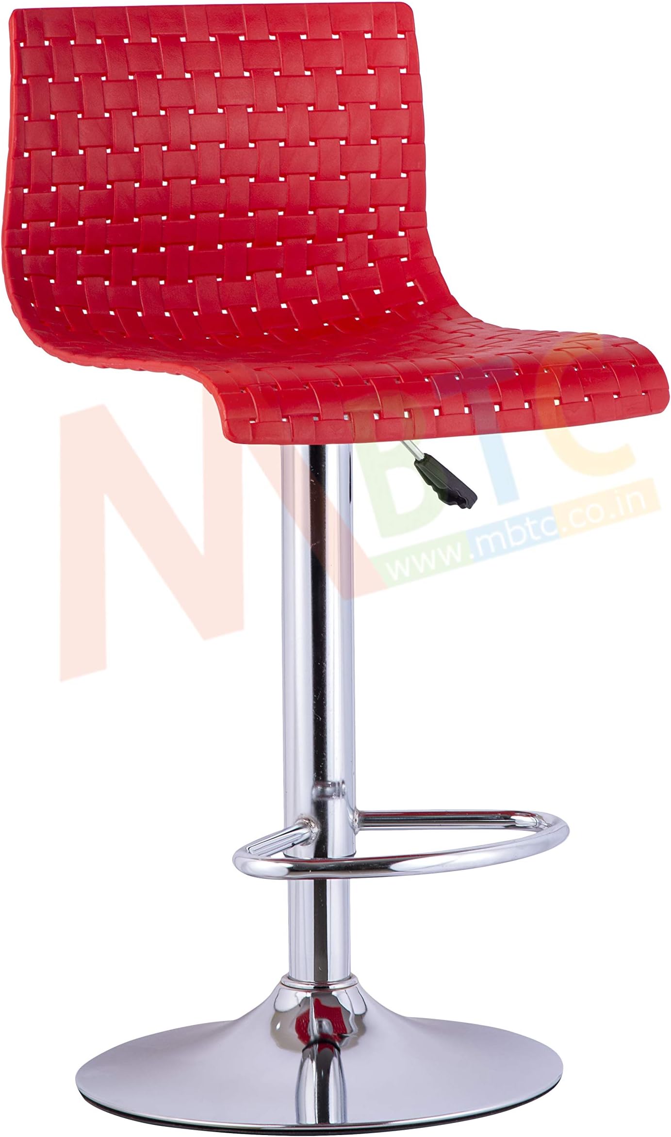 MBTCMBTC® Meshot® Cafeteria Restaurant Office Bar Stool Chair in Red