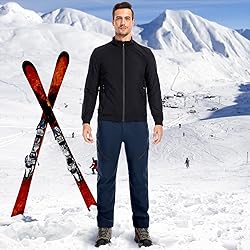 Men's Snow Ski Waterproof Fleece Lined Pants Winter