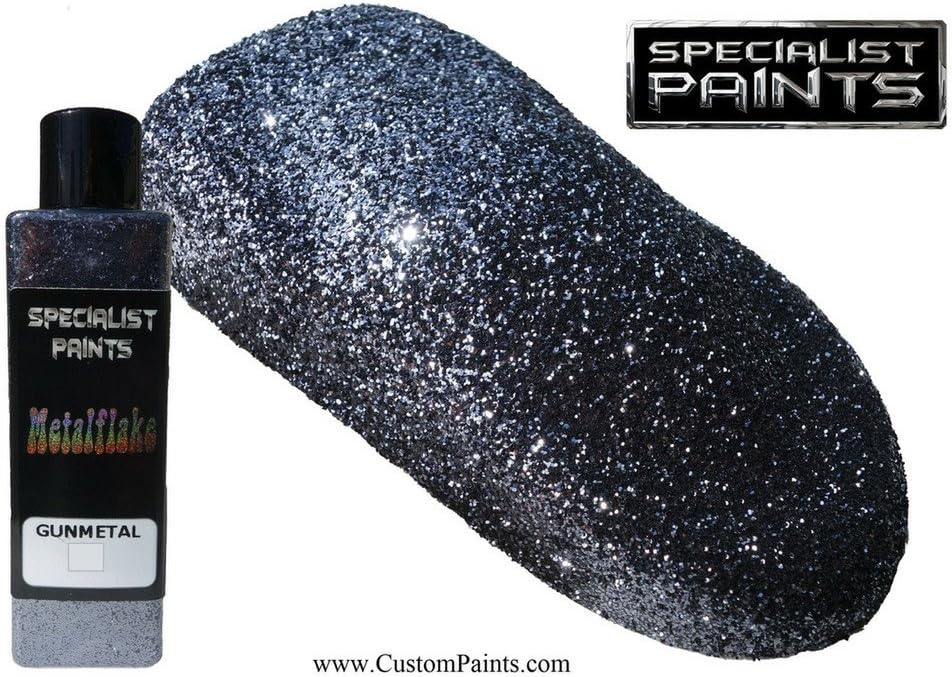 Specialist Paints 6oz of Metal Flake Gunmetal - Small 004HEX