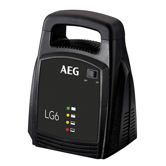 AEG Automotive 10269 Batterieladegerät LG 6 (12 Volt, 6 Ampere, LED Anzeige)