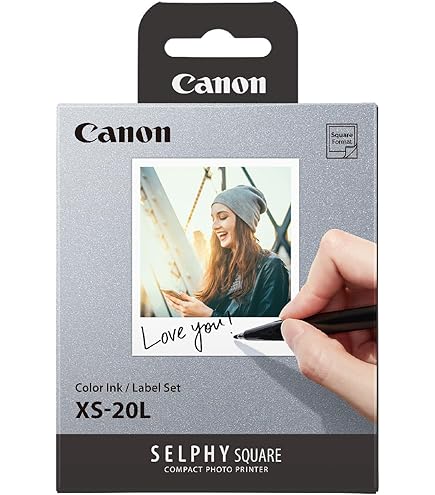 Canon SELPHY QX10 Portable Square Photo Printer for iPhone or