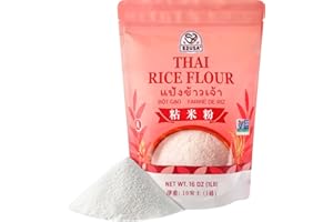 52USA Thai Rice Flour 1 Pound, 16 Ounce (Pack of 1), Rice Flour for Baking or Cooking, Product of THAILAND, All Natural White