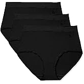 Tommy John Cool Cotton Women's Underwear, High Rise Briefs, Fabric Breathable Underwear, High Waisted Full Coverage Panties