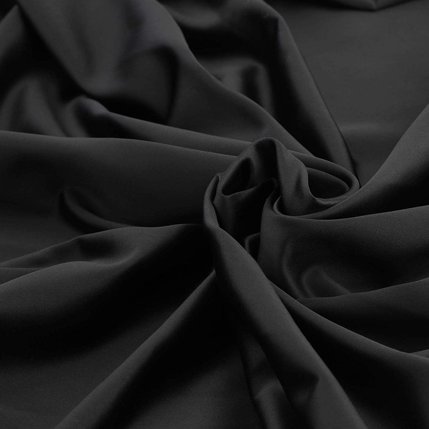 4.9 * 9.8ft Black Seamless Fabric Backdrop, Screen Backdrop,Polyester