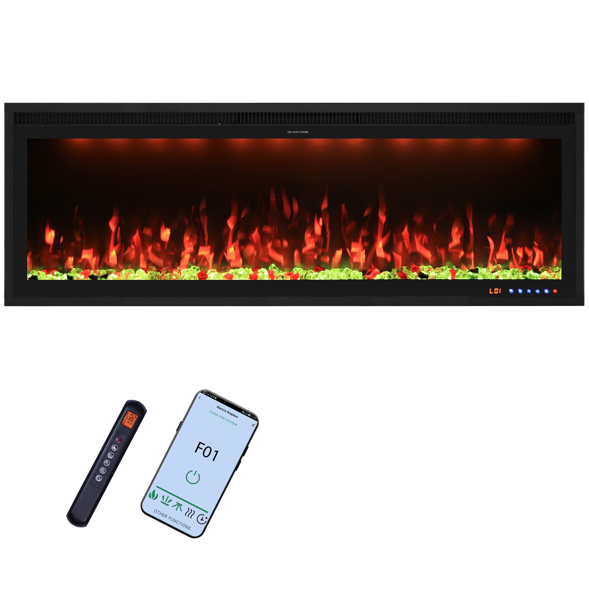 Valuxhome 48 inch Smart Wall Mounted/Recessed