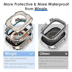 Wingle 2 in 1 Waterproof Case for Apple Watch Ultra
