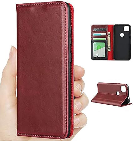 Amazon Google Pixel 4a カバー 手帳型 Pixel 4a 財布型 Pixel 4a 携帯カバー 本革 レザー Pixel 4a カバー 本皮 ケース 耐久性 内蔵 マグネットカバースタンド機能 原始牛革 本革 本皮 レザー 内蔵マグネット 長持ち 原生レザー 落ち着いた色 軽量