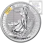 1997 - Present (Random Year) GB 1 oz Silver Britannia Coin &pound;2 GBP Seller BU | Britannia Coin Brilliant Uncirculated with Certificate of Authenticity