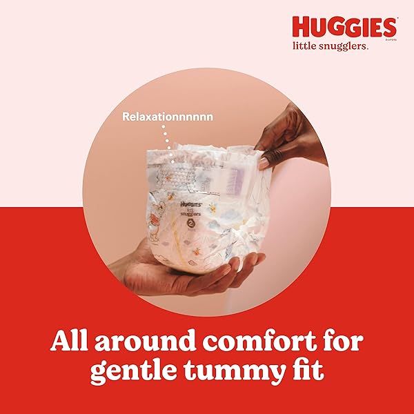 HUGGIES SIZE 2 DIAPERS, LITTLE SNUGGLERS BABY DIAPERS, SIZE 2 (12-18 LBS), 29 COUNT, PACKAGING MAY VARY