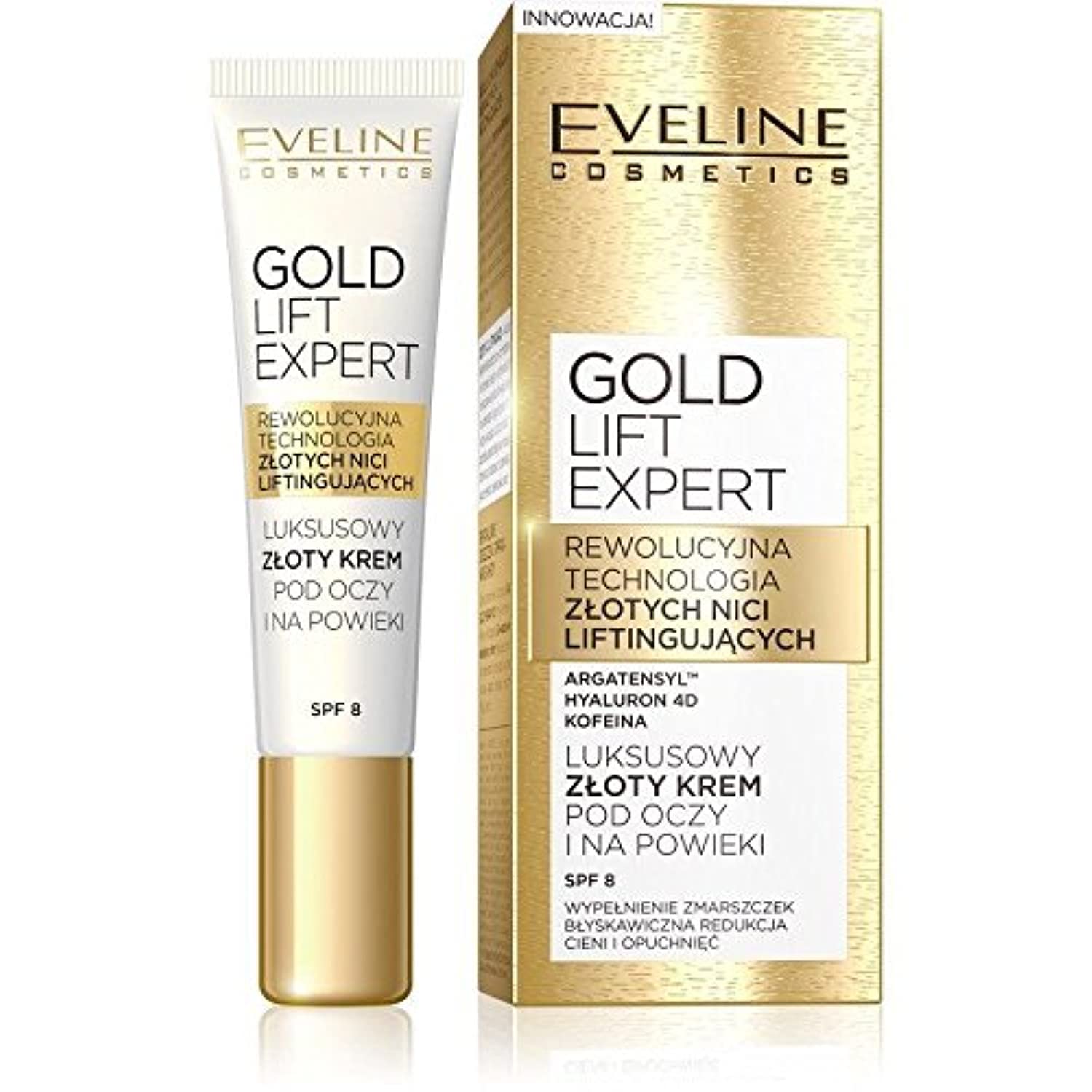 Eveline Gold Lift Expert - Anti-wrinkle eye cream - 15 ml