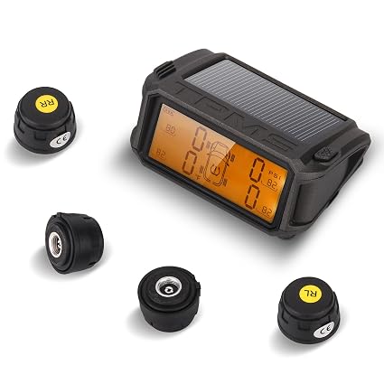 Car Tpms Tire Pressure Monitoring System Car Tpms Tire Pressure Monitoring System, Jinch Wireless Tpms Tire Pressure Monitoring System Solar Powered Monitor 4 External Sensors Pressure Temperature Lcd, Car Tpms Tire Pressure Monitoring System