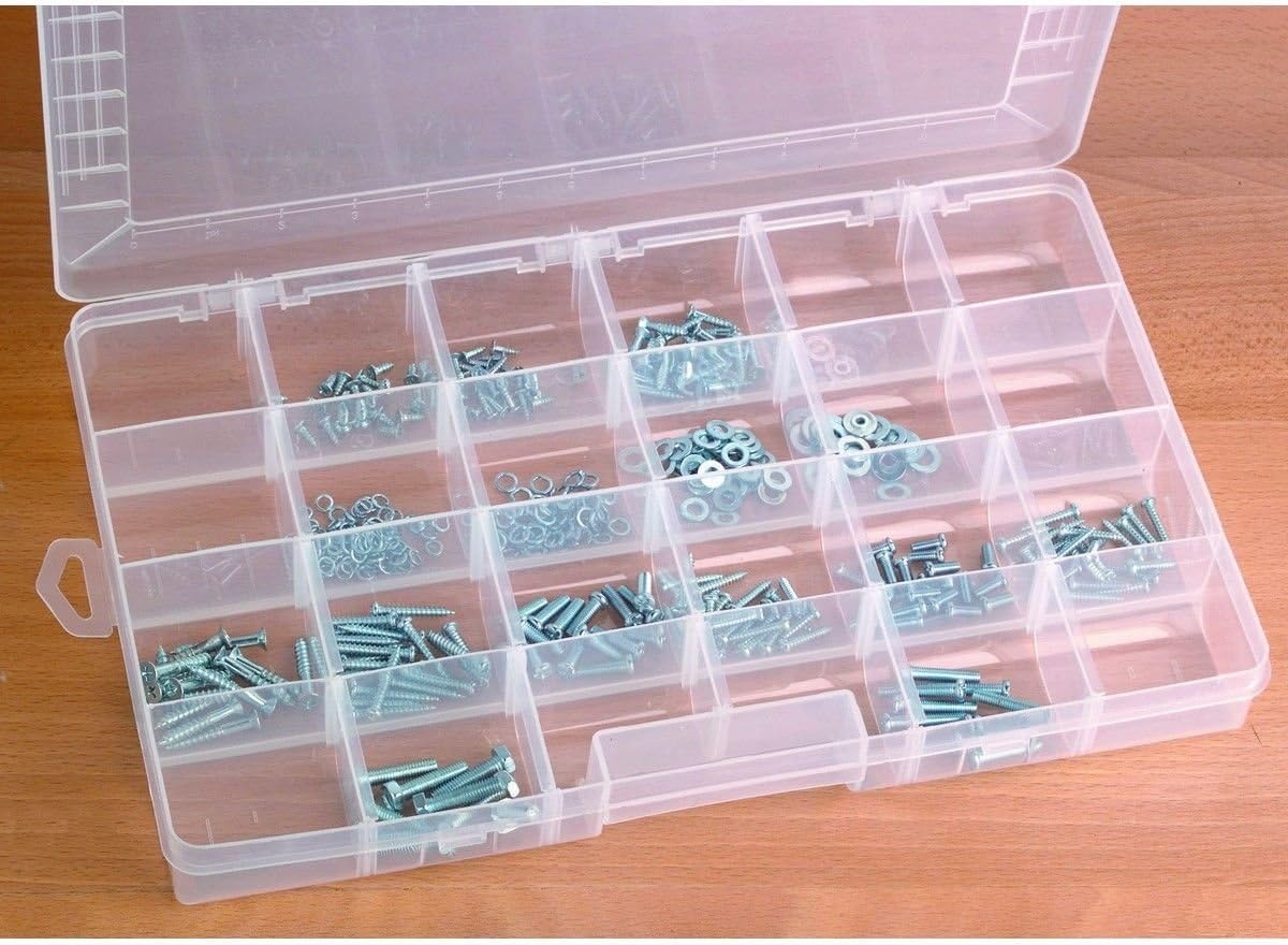 24 Compartment Storage container organizer nuts bolts jewelry coins washers