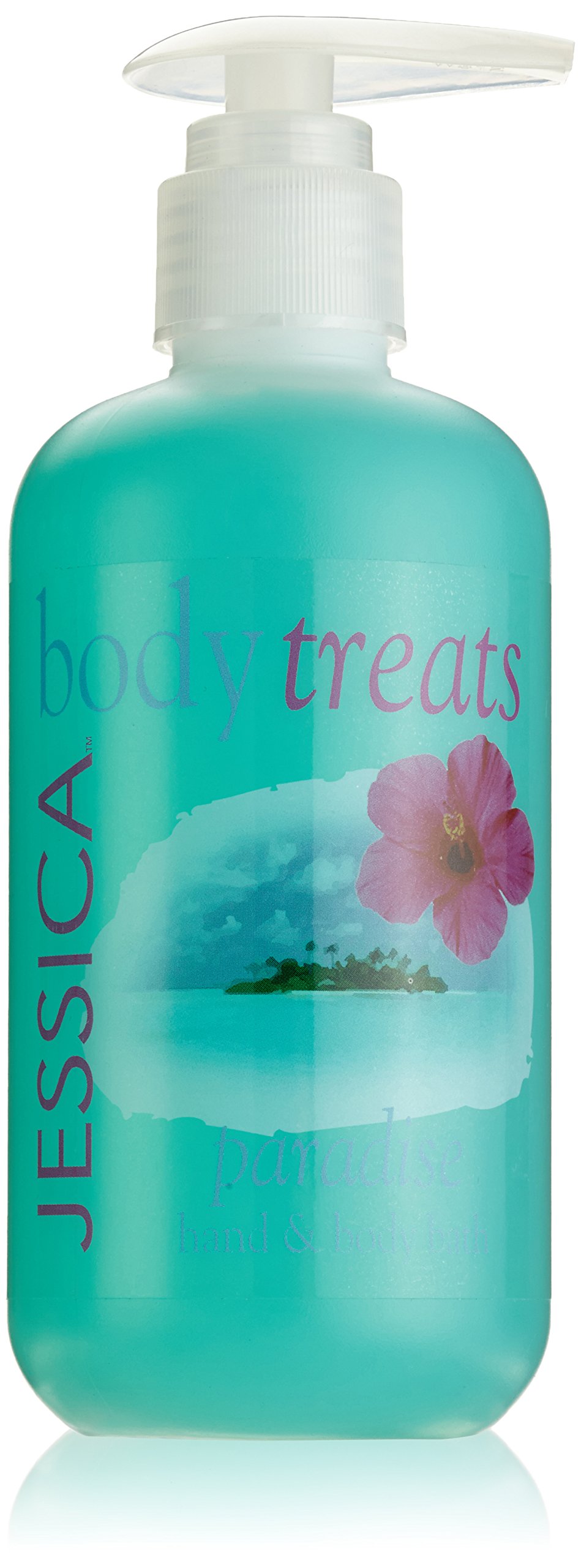 JESSICA Body Treats Hand and Body Bath, Paradise, 251 ml