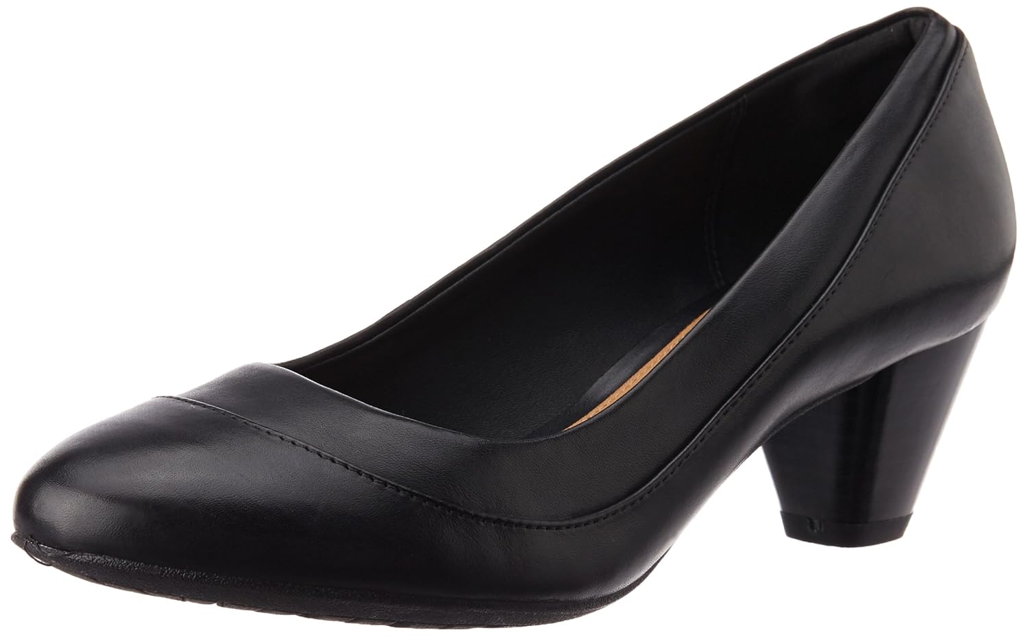 clarks women's denny harbour leather pumps