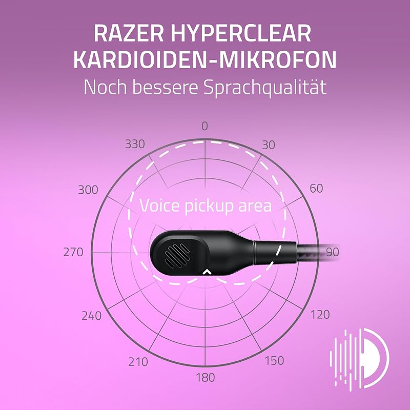 Kraken Kitty V2 - Kabelgebundenes RGB-Headset mit Katzenohren (Reaktive Streaming-Beleuchtung, HyperClear Mikro, Triforce 40mm Treiber, 7.1 Surround Sound) Schwarz