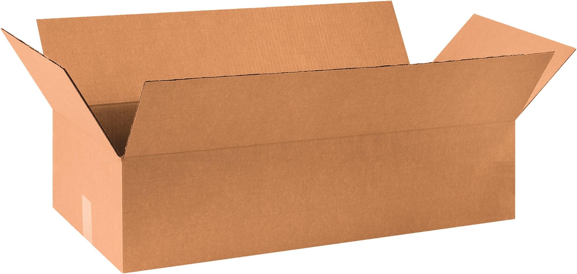 Partners Brand P362110MS Flat Wardrobe Moving Boxes, 36" Length x 21" Width x 10" Height, Kraft (Pack of 10)