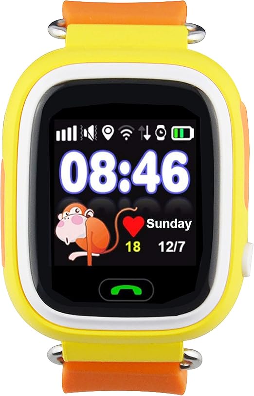 Leotec Smartwatchs Kids Way GPS Naranja LESWKIDS02O: Amazon.es: Relojes