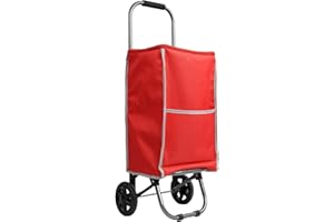 BIOS Living Insulated Shopping Cart, Rolling Shopping Trolley, Foldable Shopping Cart, Dolly, Utility Cart, Grocery Cart