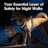 PoyPet No Pull Dog Harness Reflective Vest with 2 Leash Attachments XL Black view 8