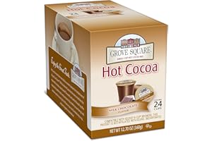 Grove Square Hot Cocoa, Milk Chocolate, 24 Single Serve Cups