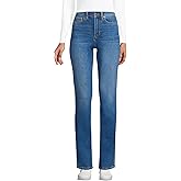 Lands' End Women's Recover High Rise Straight Leg Blue Jeans