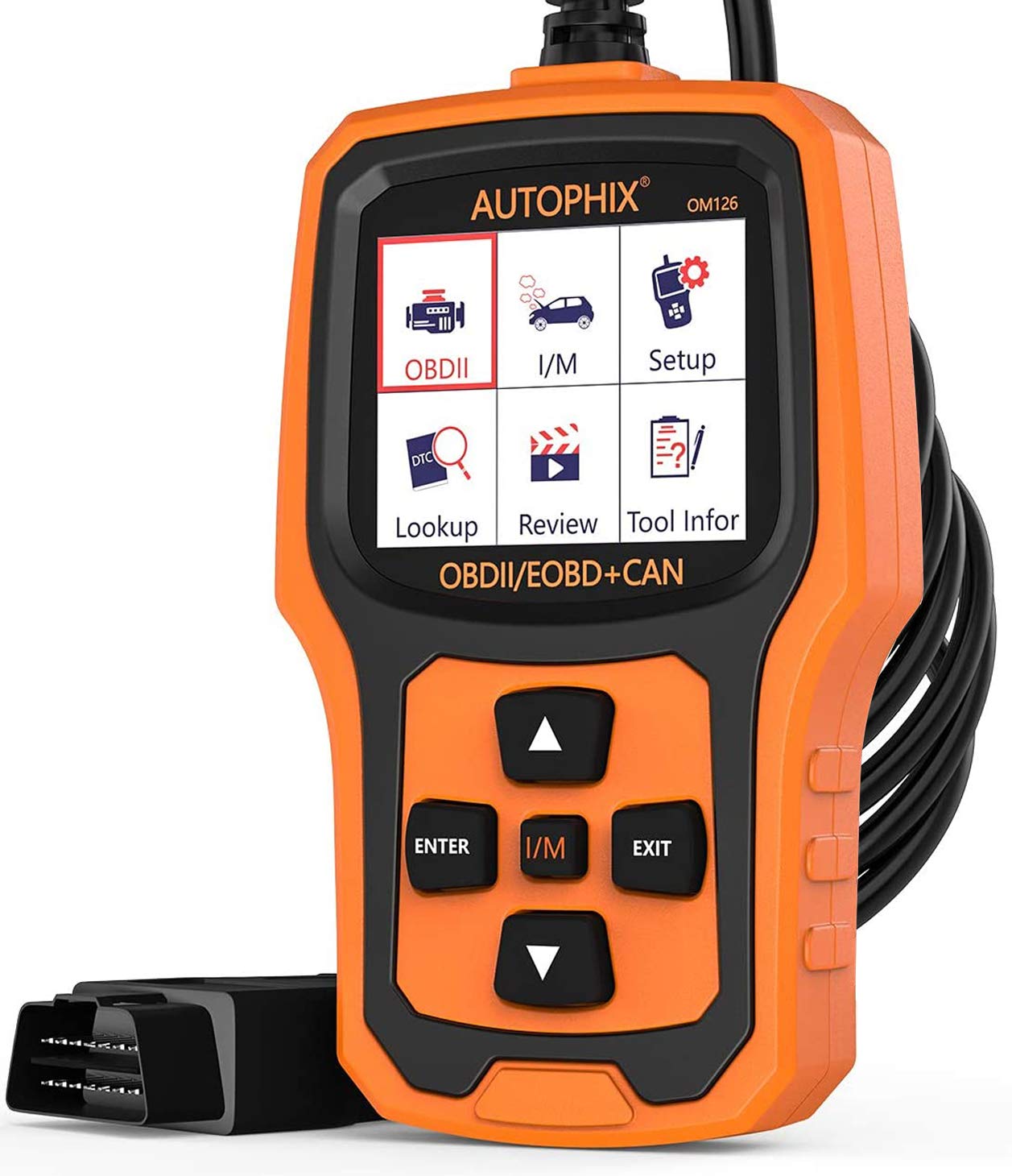 AUTOPHIX Code Reader Enhanced OM126 OBD2 Scanner Automotive Diagnostic