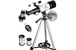 Gskyer Telescope, 70mm Aperture 400mm AZ Mount Astronomical Refracting Telescope for Kids Beginners - Travel Telescope with C