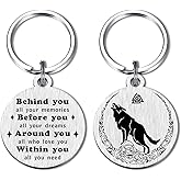 Alotozo Norse Viking Keychain for Men Women - Compass, Tree of Life, Wolf, Odin, Ravens Mythology Gift for Birthday Christmas