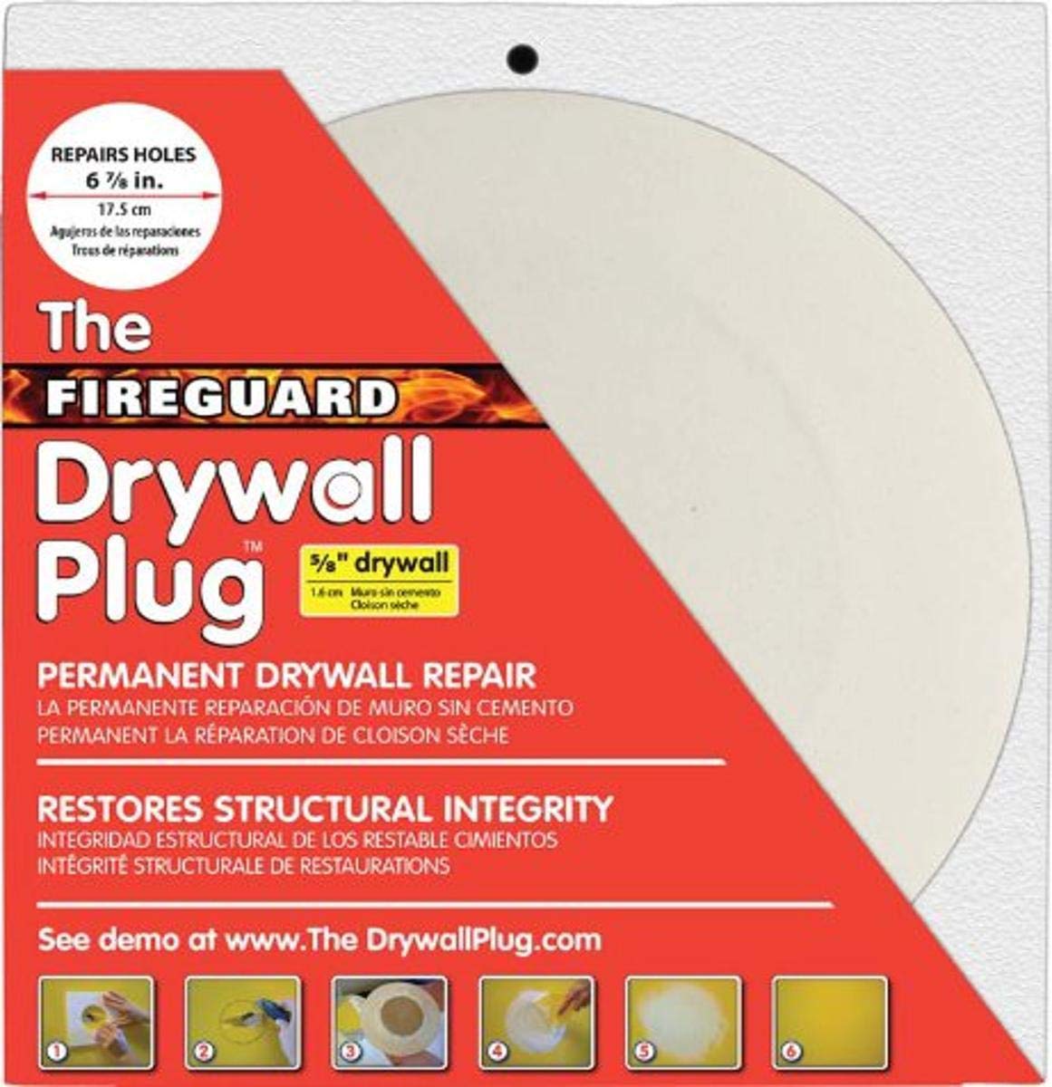 BPMI FP586 5/8-Inch Thick 6-7/8-Inch Diameter Fireguard Drywall Plug