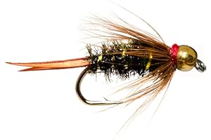Outdoor Planet Top Producing Fly Fishing Flies Assortment | Dry, Wet, Nymphs, Streamers, Wooly Buggers, Hopper, Caddis | Trout, Steelhead, Bass Fishing Lure Set