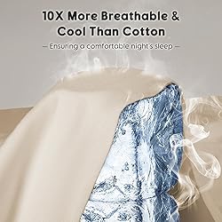 Shilucheng 100% French Linen Sheets - Queen Size