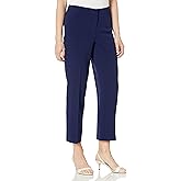 Kasper Womens Side-Elastic Stretch Ankle Pant