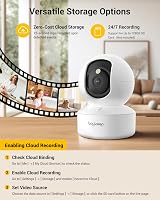 BoyKeep 2K 3MP Pet Camera 360 WiFi Indoor Security Camera 2-Way Audio Night view 3