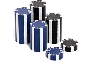 TENETMAN Poker Chip Set,Professional Grade Casino Style,11.5 Gram Casino Grade Chips for Texas Hold’em, Blackjack, and All Card Games