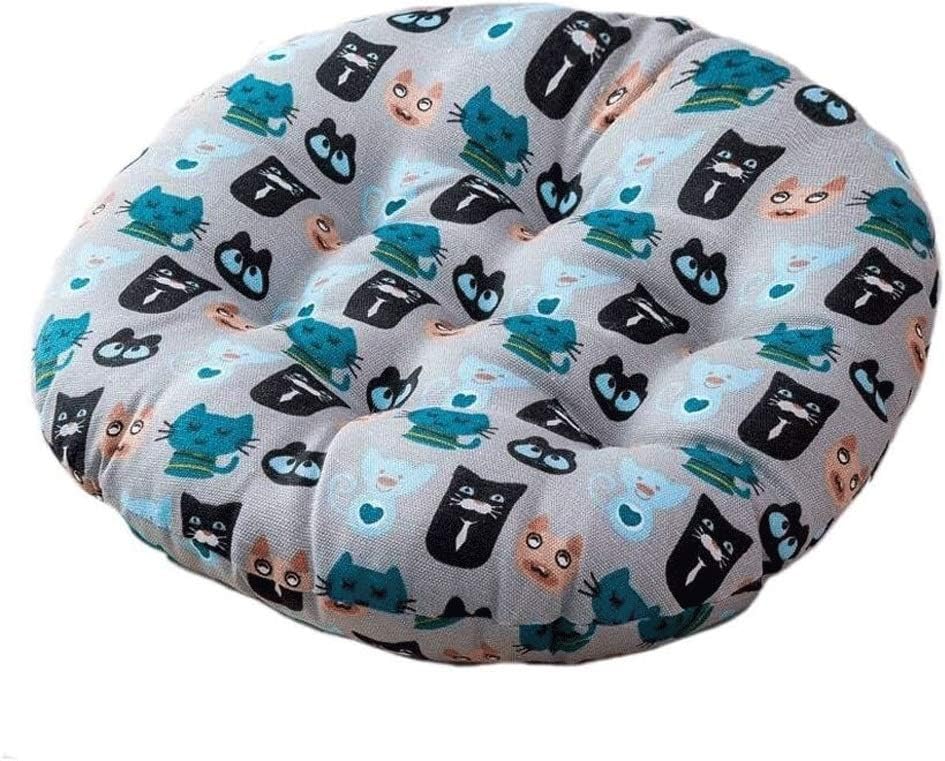 Yidzrx Round Chair Cushion, seat Cushion Cotton and Linen