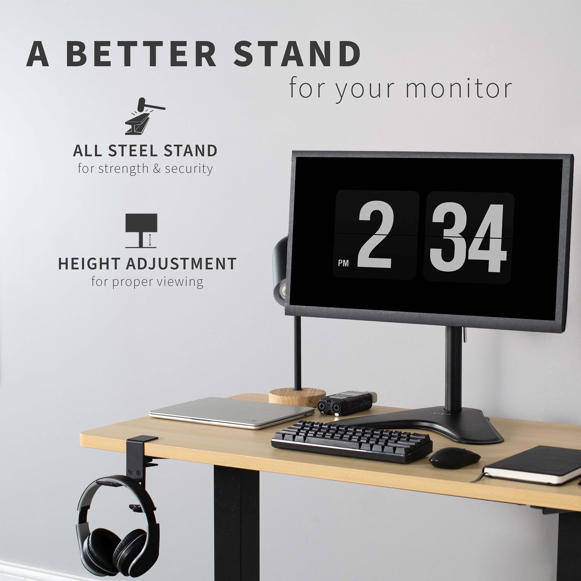 Mua VIVO Single Monitor Desk Stand, Holds Screens up to 32 inch Regular ...