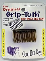 Good Hair Days Grip-Tuth Shorty Combs 2 Pack Tortoise 1 3/4 in view 1