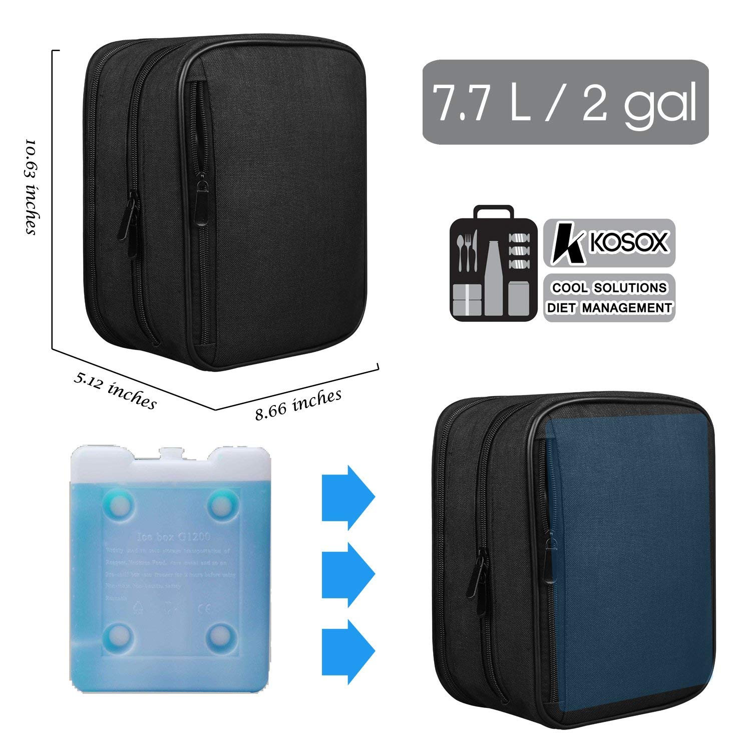 kosox original oxford lunch box