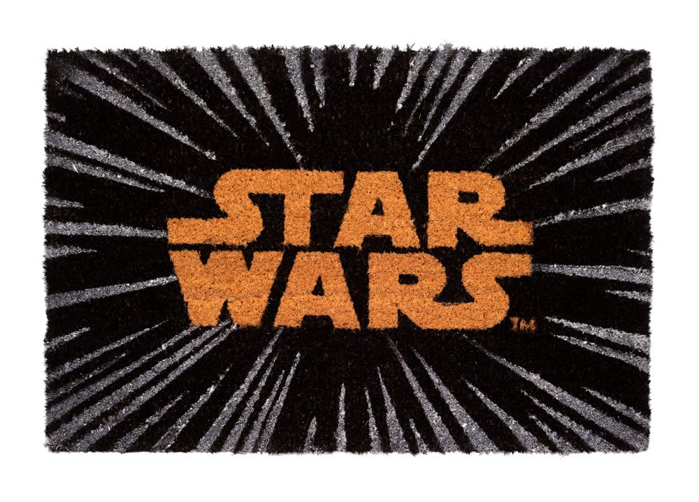 Grupo Erik Door Mat - Star Wars Merch | 15.7 x 23.6 inches - 40 x 60 cm Coco Coir, Coconut Coir, Indoor & Outdoor Door Mat | Star Wars Gifts For Men