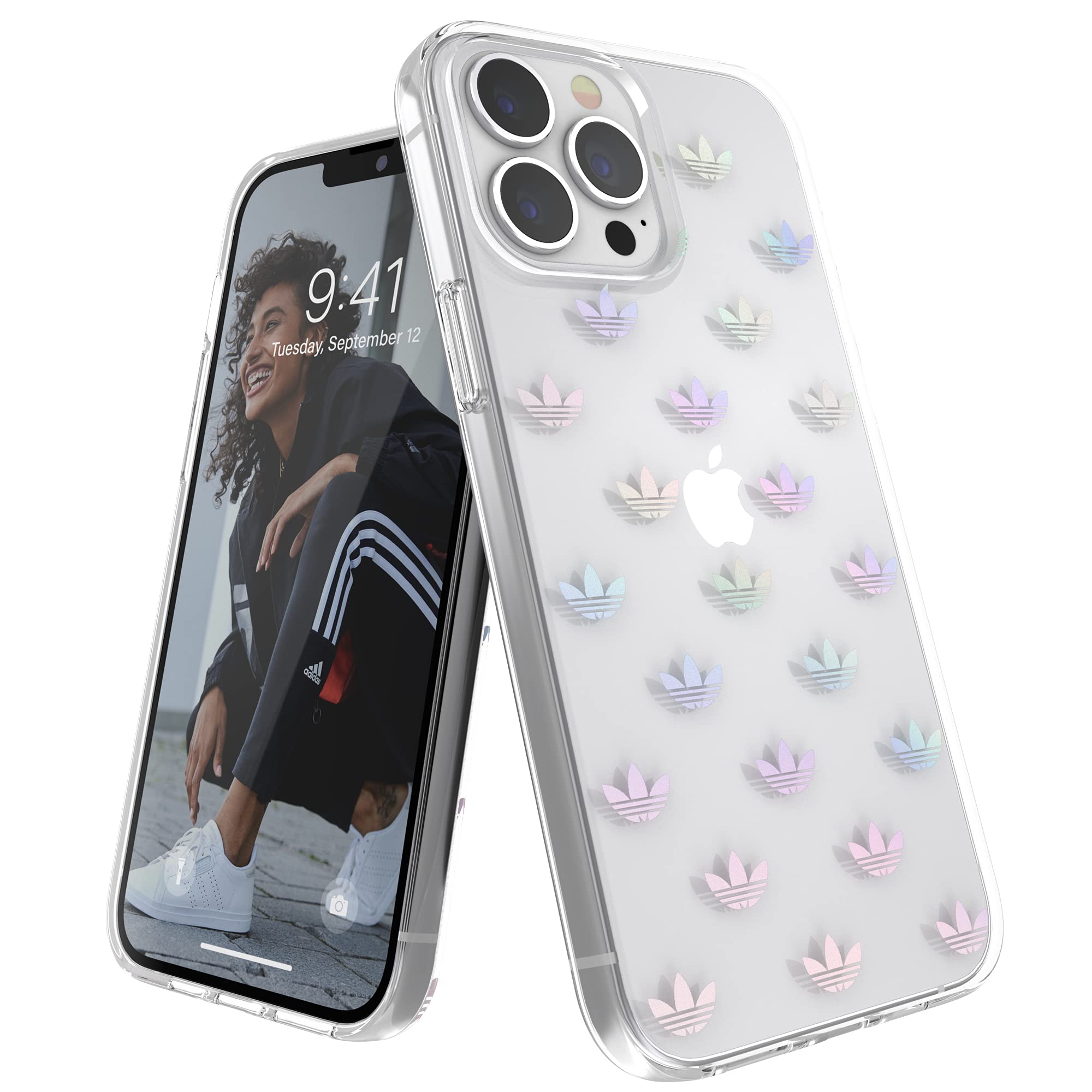 adidas Case Designed for iPhone 13 Pro Max 6.7, Drop Tested Cases, Shockproof Raised Edges, Original Protective Case, Transparent — image 1