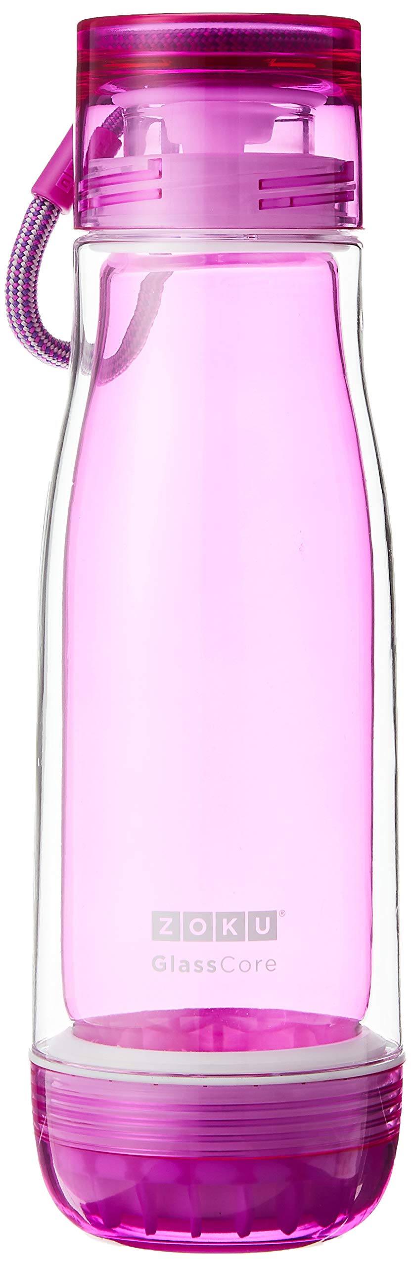 Zoku ZK128-GN Insulated Double-Walled With Suspended Glass Core Bottle