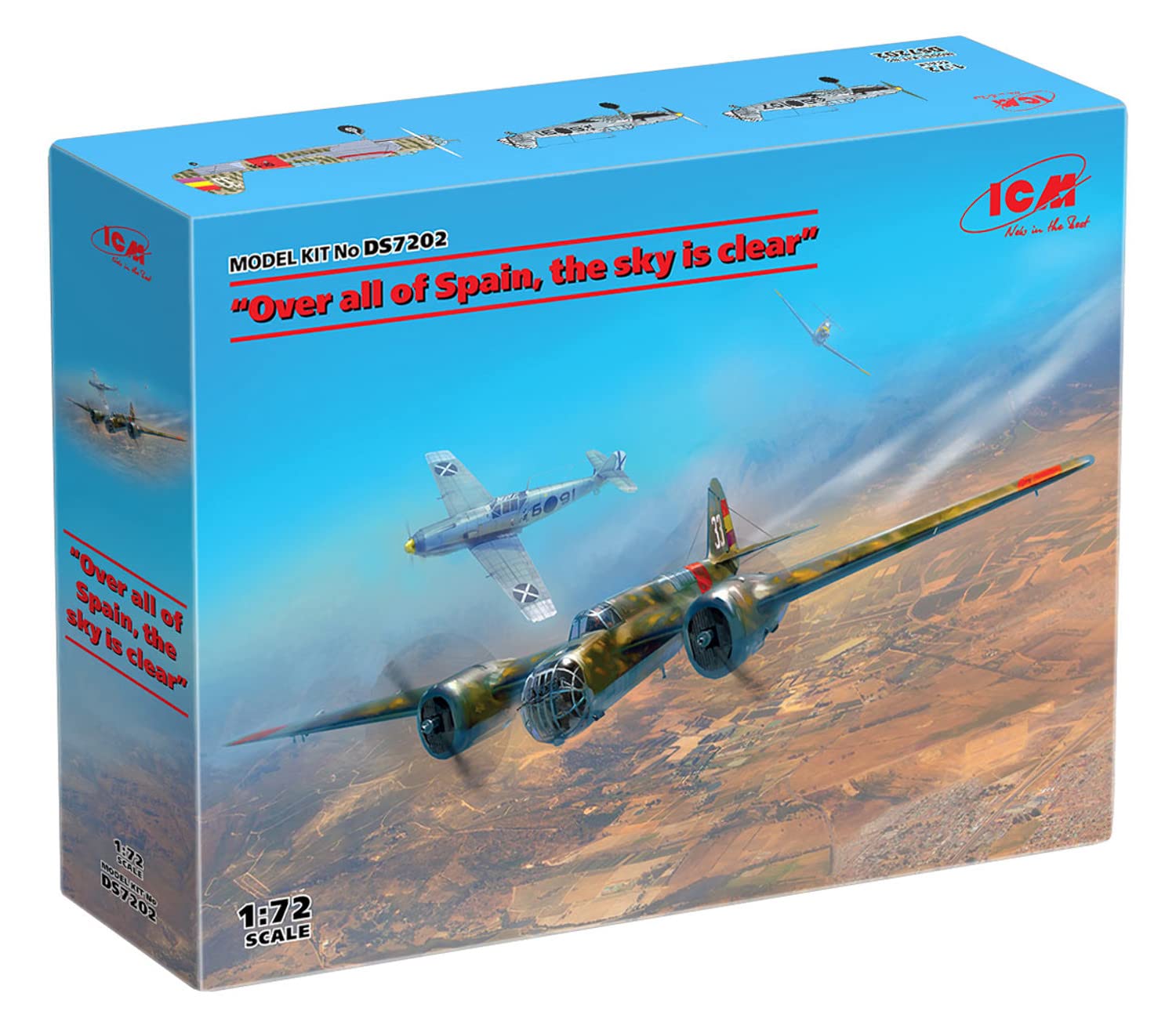 ICM DS7202 Spanish War Air War Set, Plastic Model