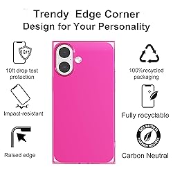 LoeoeL for iPhone 16 Plus Clear Case Rectangle