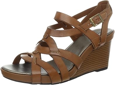 clarks women's star mello wedge sandal