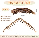 Leikedun 6Pcs Large Banana Hair Clips Strong Hold for All Hair Types view 2