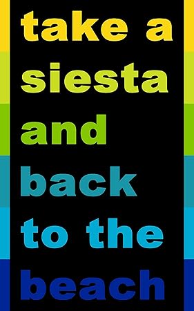 Grande Serviette De Plage 170 X 100 Cm Tissée En Coton